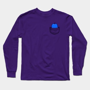 Pocket Junimo - Blue Version Long Sleeve T-Shirt